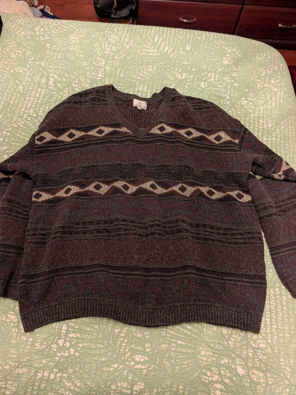 Vintage London Fog V-Neck Sweater